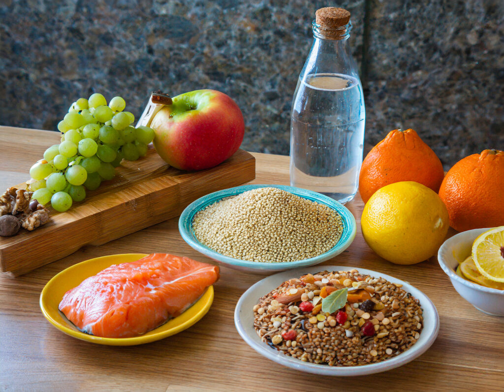 Différentes sources alimentaires dans la méthode bonhomme allumette perte de poids